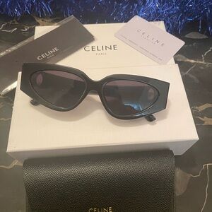 Celine Angular Black Sunglasses